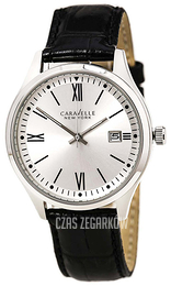 Bulova Caravelle Srebrny/Skóra Ø41 mm 43B143