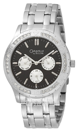 Bulova Caravelle Czarny/Stal Ø40 mm 43C32