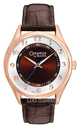Bulova Caravelle Brązowy/Skóra Ø41 mm 44A101