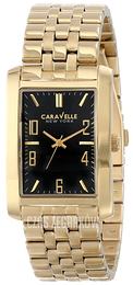 Bulova Caravelle Czarny/Stal w odcieniu złota 44A103