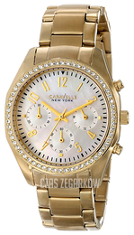 Bulova Caravelle Biały/Stal w odcieniu złota Ø38 mm 44L114