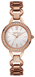 Bulova Caravelle Biały/Stal w kolorze różowego złota Ø28 mm 44L163