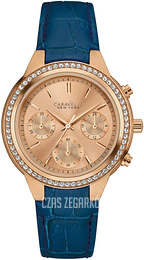 Bulova Różowe złoto/Skóra Ø36.6 mm 44L183