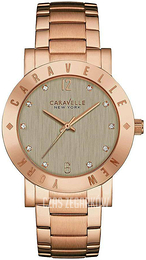 Bulova Szary/Stal w kolorze różowego złota Ø36 mm 44L203