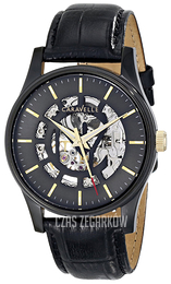 Bulova Caravelle Czarny/Skóra Ø43 mm 45A120