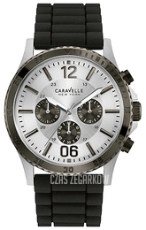 Bulova Caravelle Srebrny/Guma Ø44 mm 45A126
