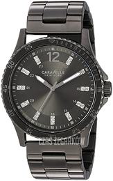 Bulova Caravelle Czarny/Stal Ø44 mm 45A138
