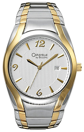 Bulova Caravelle Biały/Stal w odcieniu złota Ø38.5 mm 45B005