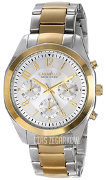 Bulova Caravelle Srebrny/Stal w odcieniu złota Ø38 mm 45L136