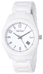 Bulova Caravelle Biały/Czeramiczna Ø36 mm 45M107