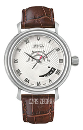Bulova Accutron Srebrny/Skóra Ø42 mm 63B021