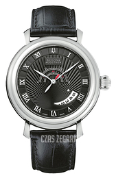 Bulova Accutron Czarny/Skóra Ø40 mm 63B022