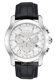 Bulova Accutron Biały/Skóra Ø42 mm 63B138