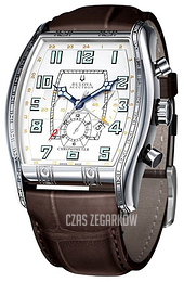 Bulova Accutron Biały/Skóra 63B152