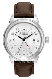 Bulova Accutron Srebrny/Skóra Ø42 mm 63B153