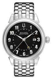 Bulova Accutron Czarny/Stal Ø42 mm 63B154