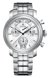 Bulova Accutron Srebrny/Stal Ø44 mm 63C109
