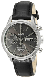 Bulova Mechanical Szary/Skóra Ø41 mm 63C115