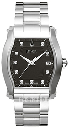 Bulova Czarny/Stal Ø35 mm 63D100