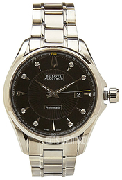 Bulova Czarny/Stal Ø42 mm 63D102