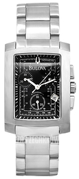 Bulova Bracelet Czarny/Stal 63F25