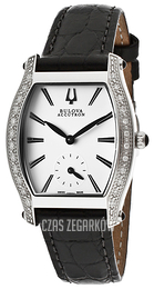 Bulova Accutron Biały/Skóra 63R004