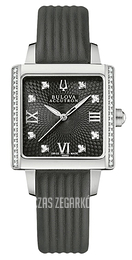 Bulova Accutron Czarny/Skóra 63R102