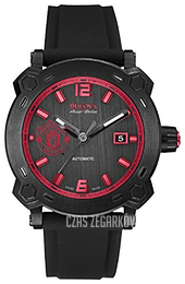 Bulova Accutron Czarny/Guma Ø42 mm 65B165