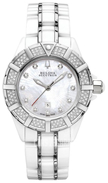 Bulova Accutron Biały/Stal Ø36 mm 65R135