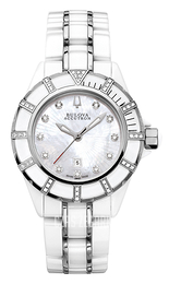 Bulova Accutron Biały/Stal Ø36 mm 65R137