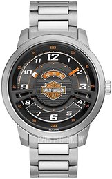 Bulova Harley-Davidson Czarny/Stal Ø43 mm 76A162
