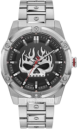 Bulova Harley-Davidson Wielokolorowy/Stal Ø43 mm 76A164