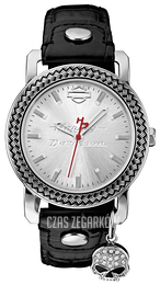 Bulova Srebrny/Skóra Ø36 mm 76L173