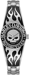 Bulova Harley-Davidson Wielokolorowy/Stal Ø25 mm 76L190