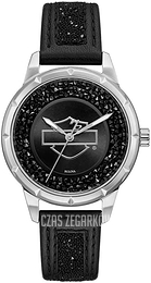 Bulova Harley-Davidson Czarny/Skóra Ø35 mm 76L192