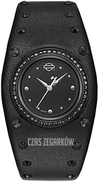 Bulova Harley-Davidson Czarny/Stal Ø31 mm 78L128