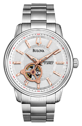 Bulova Mechanical Biały/Stal Ø45 mm 96A143