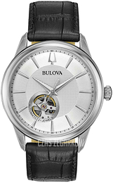 Bulova Srebrny/Skóra Ø21 mm 96A224