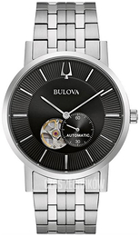 Bulova Czarny/Stal Ø42 mm 96A239
