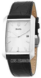 Bulova Srebrny/Skóra Ø32 mm 96B117