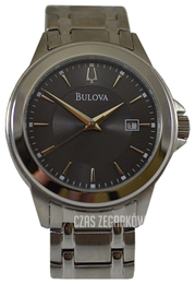 Bulova Dress Szary/Stal Ø40 mm 96B166