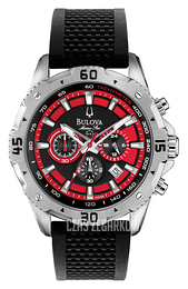 Bulova Sport Czerwony/Guma Ø43 mm 96B186