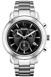 Bulova Czarny/Stal Ø41 mm 96B199