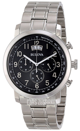 Bulova Czarny/Stal Ø42 mm 96B202