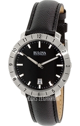 Bulova Accutron Czarny/Skóra Ø42 mm 96B205