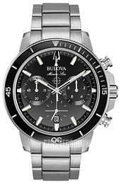 Bulova Czarny/Stal Ø45 mm 96B272