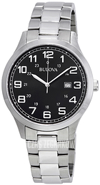 Bulova Dress Czarny/Stal Ø42 mm 96B274