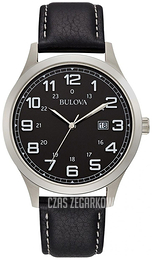 Bulova Dress Czarny/Skóra Ø42 mm 96B276