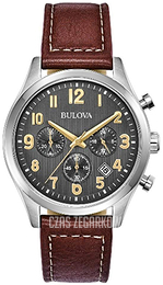 Bulova Szary/Skóra Ø41 mm 96B301