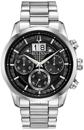 Bulova Czarny/Stal Ø44 mm 96B319